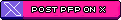 Post on X Button